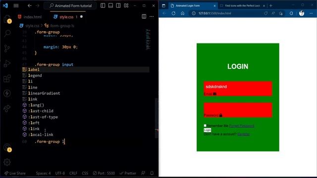 Animated Login Form Using HTML, CSS [Hindi] смотреть онлайн