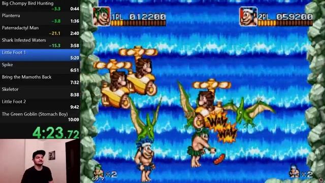 Joe & Mac (SEGA) Speedrun Мировой рекорд - Джо и Мак (СЕГА) Спидран World record.mp4 смотреть онлайн