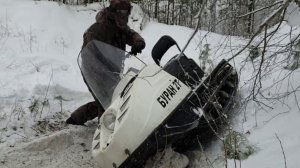 Российский снегоход буран.