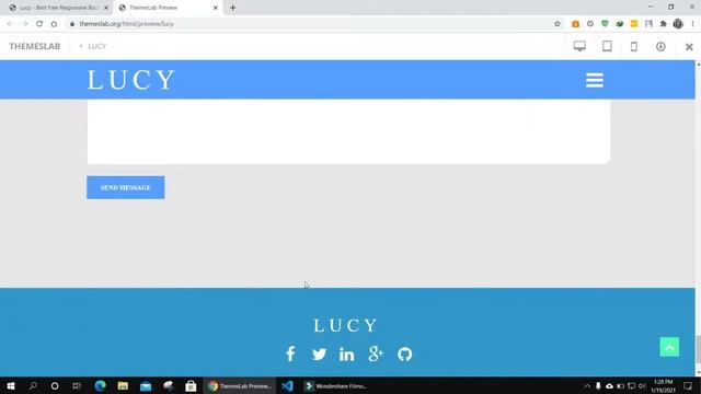 Lucy: Best Free Responsive Bootstrap App Landing Page Template смотреть онлайн