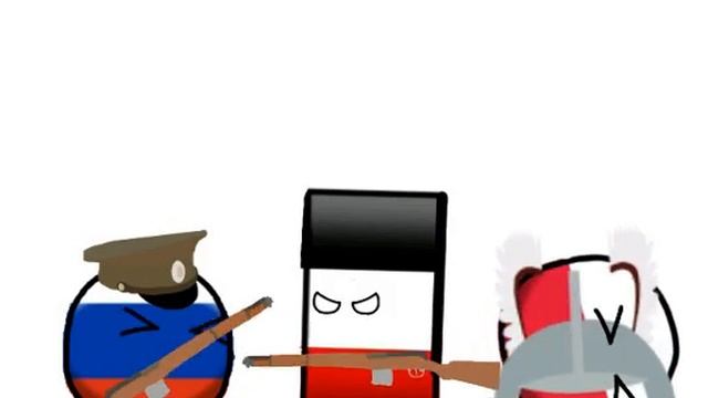 Countryballs#1|Россия и Польша против Германии смотреть онлайн