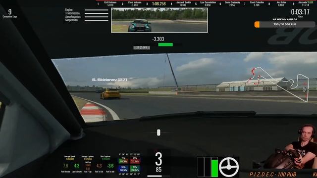 #RaceRoom | Div. 1 | Lada eSports 5-й этап на трассе MRW смотреть онлайн