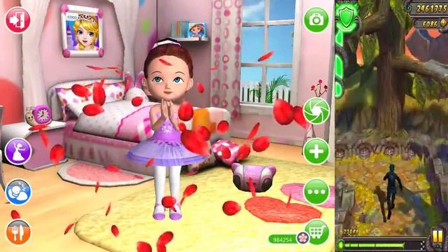 AVA The 3D Doll*Vs.Temple Run 2*Sky Summit Money Bags*iPadGameplay make for children#42 смотреть онлайн