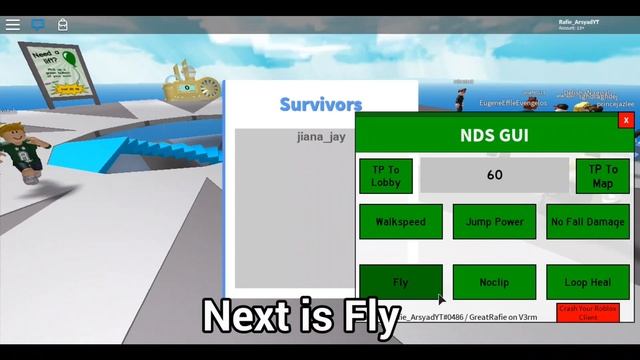 ROBLOX Script Showcase #33 - NDS GUI (Natural Disaster Survival GUI) смотреть онлайн
