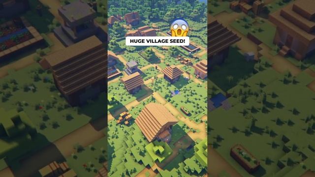 HUGE Village Minecraft Java 1.19 & 1.20 Seed! #shorts смотреть онлайн