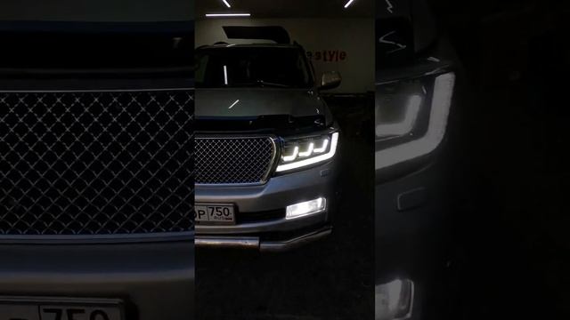 фары Land cruiser 200 в стиле LC 300 смотреть онлайн