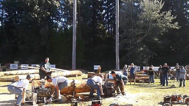 High country log show Roslyn, Wa. BIG Saw showdown смотреть онлайн