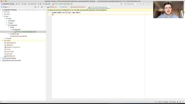 Quarkus Backend development with Java and GraalVM - Schema Migration with Flyway смотреть онлайн