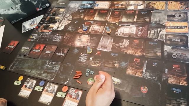 This War of Mine The Board Game (solo) Day 1 part 1 смотреть онлайн