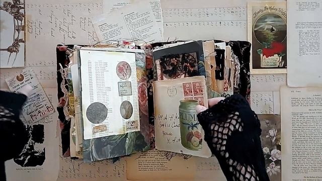 Of Herbs and Flowers - a vintage botanical junk journal смотреть онлайн