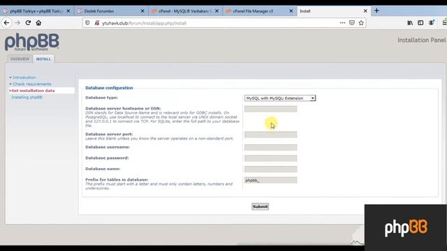 phpBB Forum Kurulumu смотреть онлайн