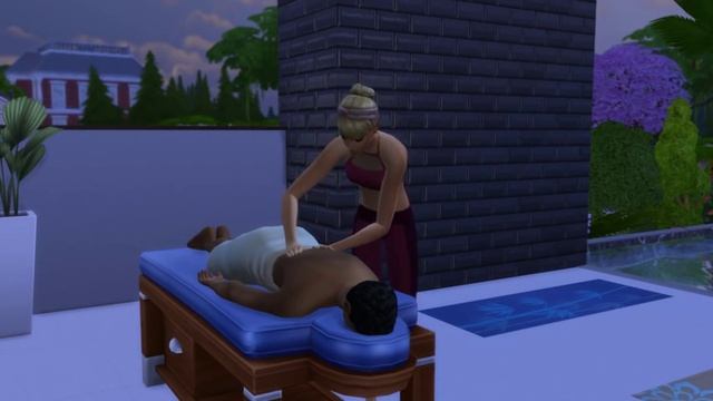 The Sims 4 Spa Day - Шведский массаж смотреть онлайн