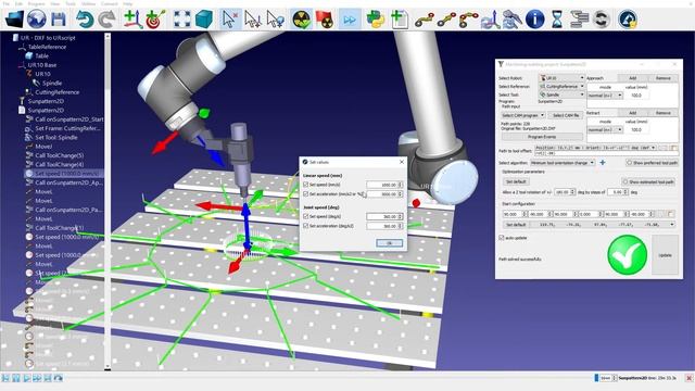 Convert DXF files to robot programs - RoboDK смотреть онлайн