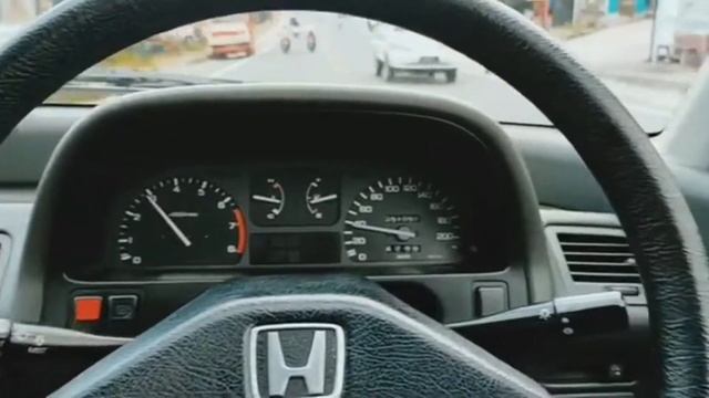 DRIVING BORN STOCK MANUAL HONDA CIVIC EF HAVING GENUINE INTERIOR. смотреть онлайн