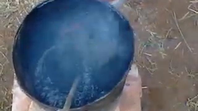 Плавка смолы паяльной лампой Ермак. смотреть онлайн