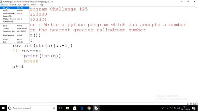 Python Challenge Program | #25 смотреть онлайн