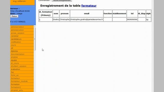 Projet XML RestMyAdmin смотреть онлайн