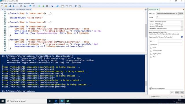 100 Loop to run through array and remove SharePoint sites - PowerShell with SharePoint from Scratch смотреть онлайн
