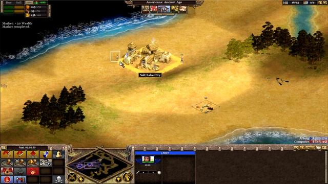 Rise of Nations // Обучение // Универсальный старт // Разведка // Что первое строить и изучать смотреть онлайн