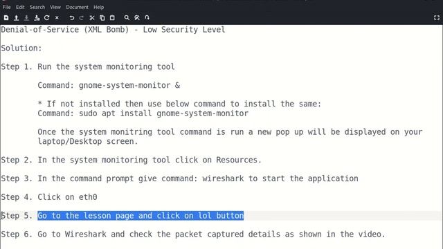BWAPP - Denial Of Service XML Bomb