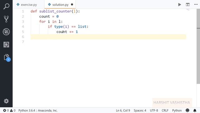 Exercise 6 solution : Python tutorial 107 смотреть онлайн