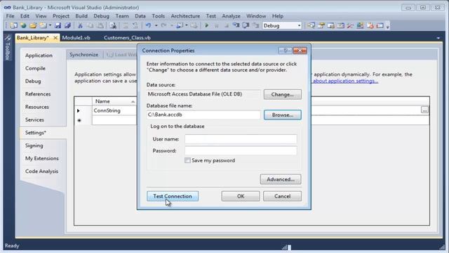 Bank Project Using AppConfig to Set Connection String 51 смотреть онлайн