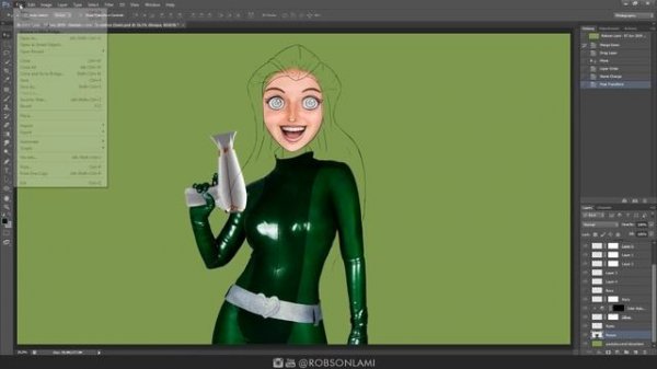 Sam in Real Life - Humanizing characters (PHOTOSHOP)