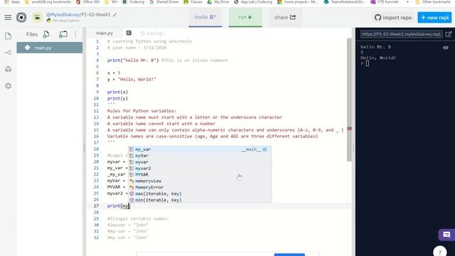 Python w3schools python tutorial Part 02 смотреть онлайн