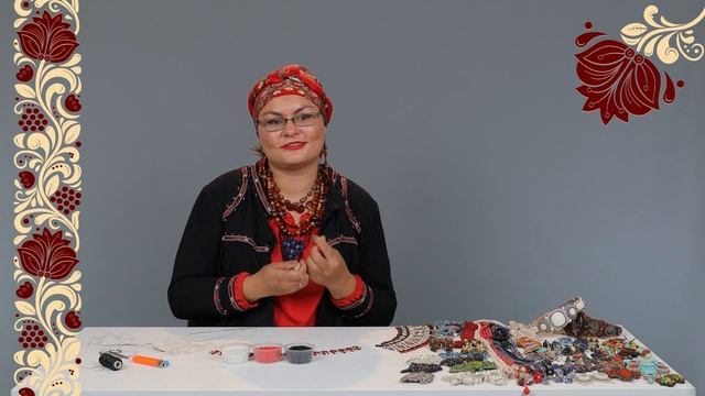 Создание украшения из бисера. смотреть онлайн