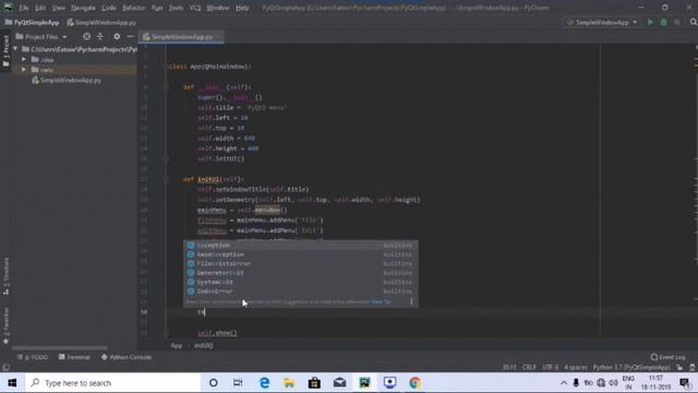 PyQt5 Tutorial 5 - PyQt5 Menus Example | QMenuBar Class смотреть онлайн