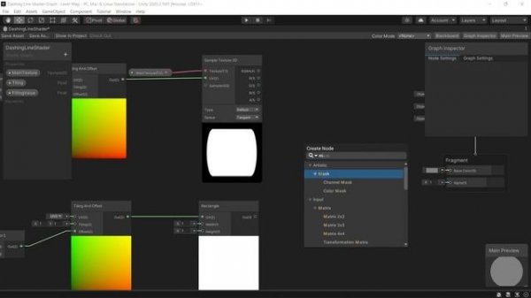 Animated Dashed Curvy-Line Shader Graph for Level Map - Easy Unity Tutorial