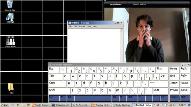 Mind-driven user interface (Emotiv EEG) смотреть онлайн