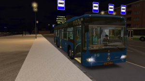 OMSI 2 Mercedes-Benz Conecto 628c Москва 748 маршрут + голосовой информатор.