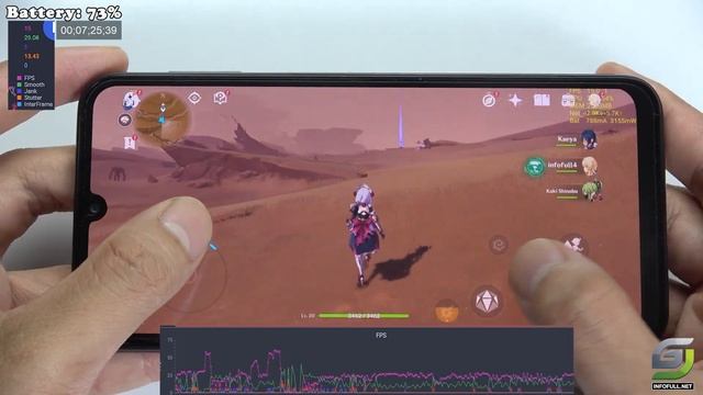 Samsung Galaxy A24 test game Genshin Impact Max Graphics | Highest 60FPS смотреть онлайн