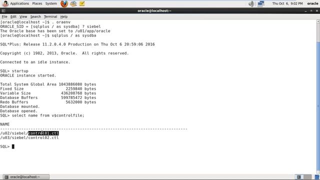 ORACLE DBA-Ctl File DB online training by RVH Technologies смотреть онлайн