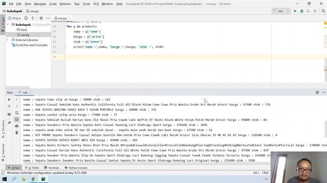 Web Scraping Bukalapak dengan Python || Bahasa Indonesia смотреть онлайн