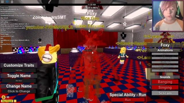 FNAF ROBLOX - JUMPING ON FUNTIME FOXY - FNAF ROBLOX ROLEPLAY смотреть онлайн
