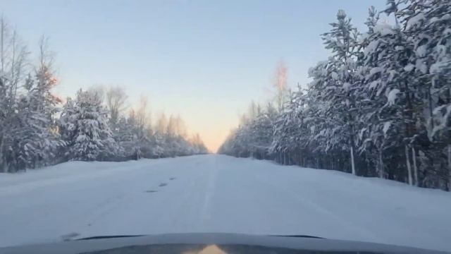Ямал.зима.Трасса.Север.Winter Russia смотреть онлайн