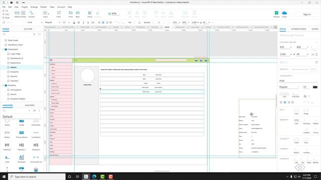 How to create user profile in Axure RP 9 смотреть онлайн