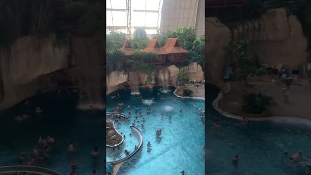 Aerial view of Tropical Island in Berlin, Germany смотреть онлайн