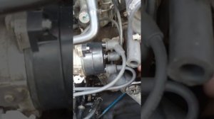 Daewoo Matiz 0.8l  установка трамблера и диска для оптического датчика (установка бегунка)