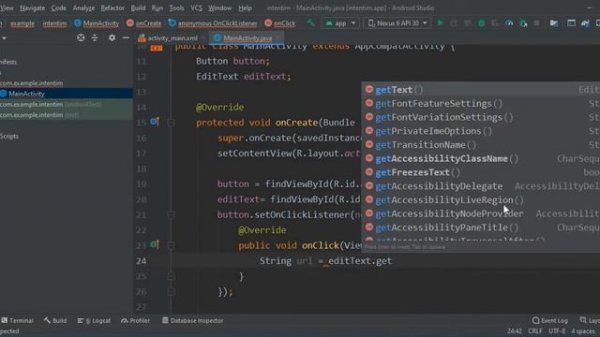 How to use implicit intent tutorial in android studio| Java| Hindi