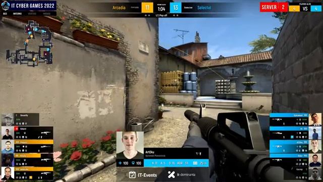 [server 2] 1/2 Play-off | Arcadia vs Selectel смотреть онлайн