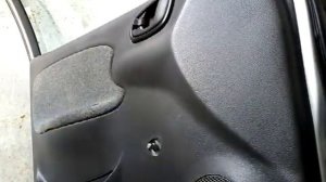 Как снять обшивку карту передней двери  DAEWOO LANOS(SENS)demontaz boczka drzwi przod/door panel re