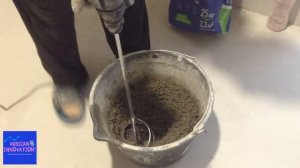 Цементная штукатурка - замешивание раствора для установки маяков