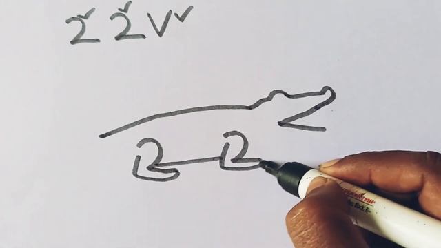 How to draw a Crocodile // easy drawing from 2 2 V смотреть онлайн