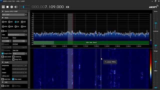 SDRplay RSPduo with Airspy SDRSharp test + 40M FT8 decode (MLA-30 Plus Active Magnetic Loop Antenna смотреть онлайн