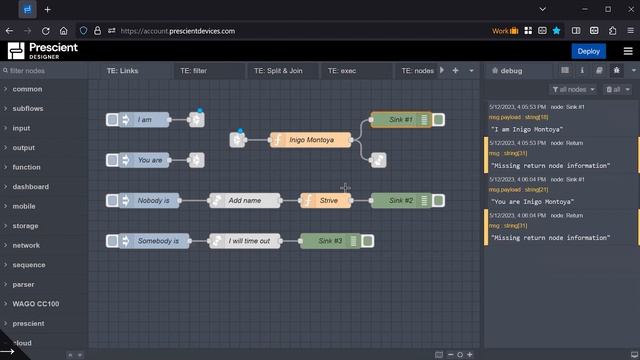 Prescient: How to Link Nodes in Node-RED and Prescient Designer смотреть онлайн