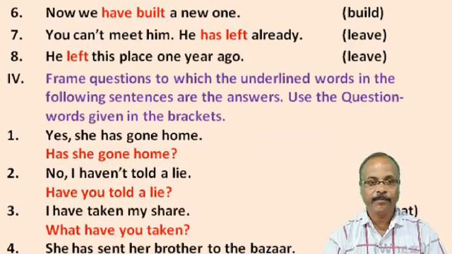 HOLY FAITH / CLASS -5/ ENGLISH GRAMMAR AND COMPOSITION/ Ch-16/ (Part-1) смотреть онлайн