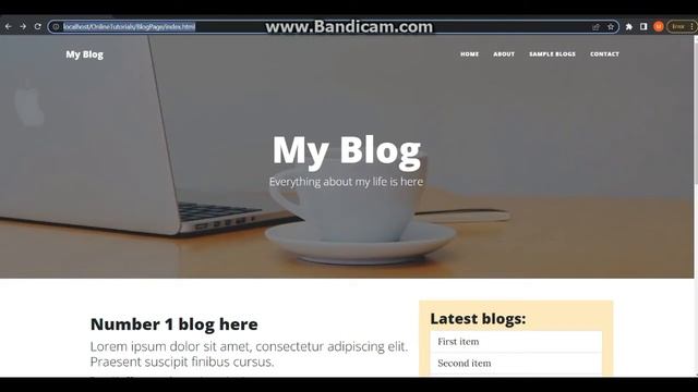 Simple Blog Site in HTML and Bootstrap with Free Source Code смотреть онлайн